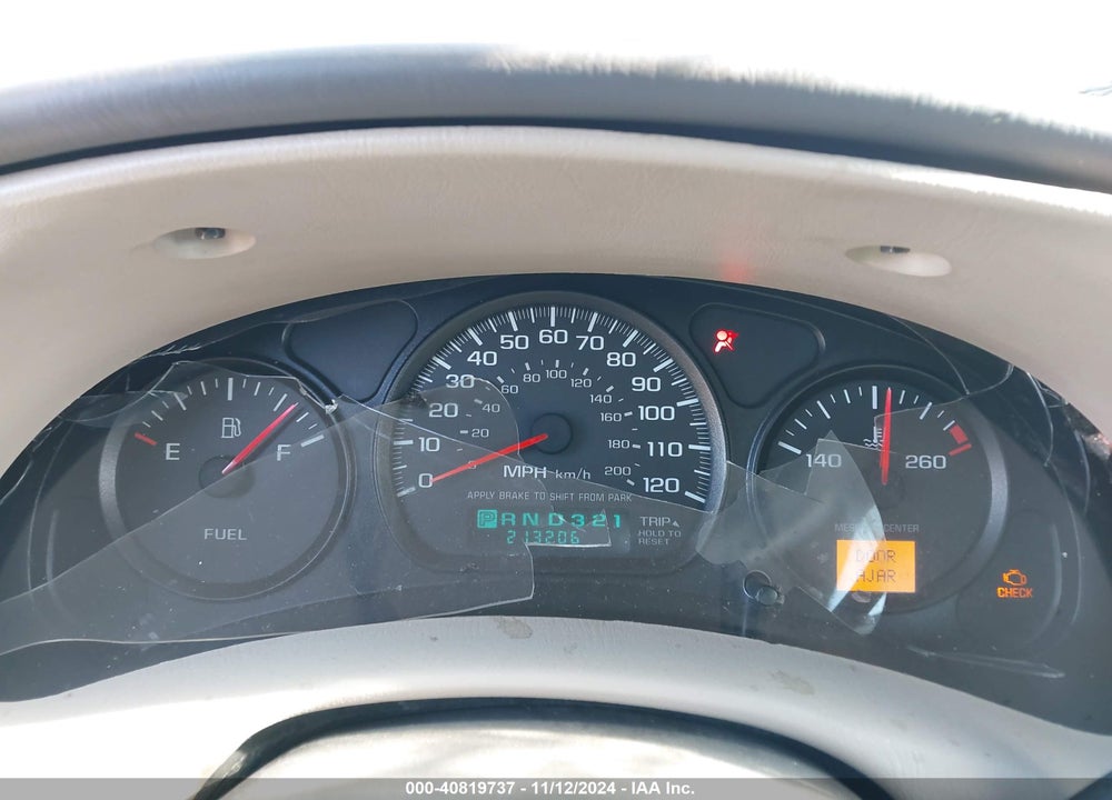 2003 CHEVROLET IMPALA VIN: 2G1WF52E039371595