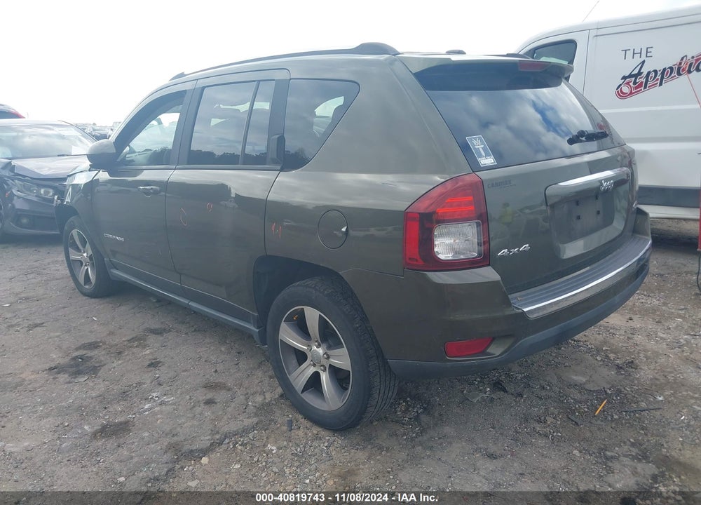 2016 JEEP COMPASS HIGH ALTITUDE EDITION VIN: 1C4NJDEB0GD567252