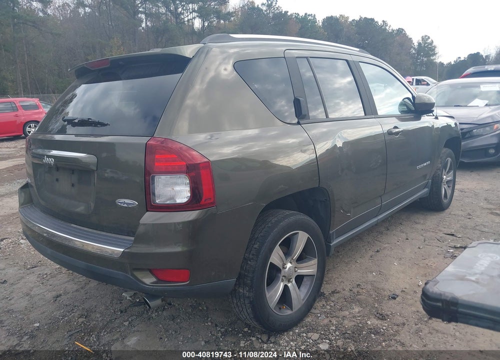 2016 JEEP COMPASS HIGH ALTITUDE EDITION VIN: 1C4NJDEB0GD567252