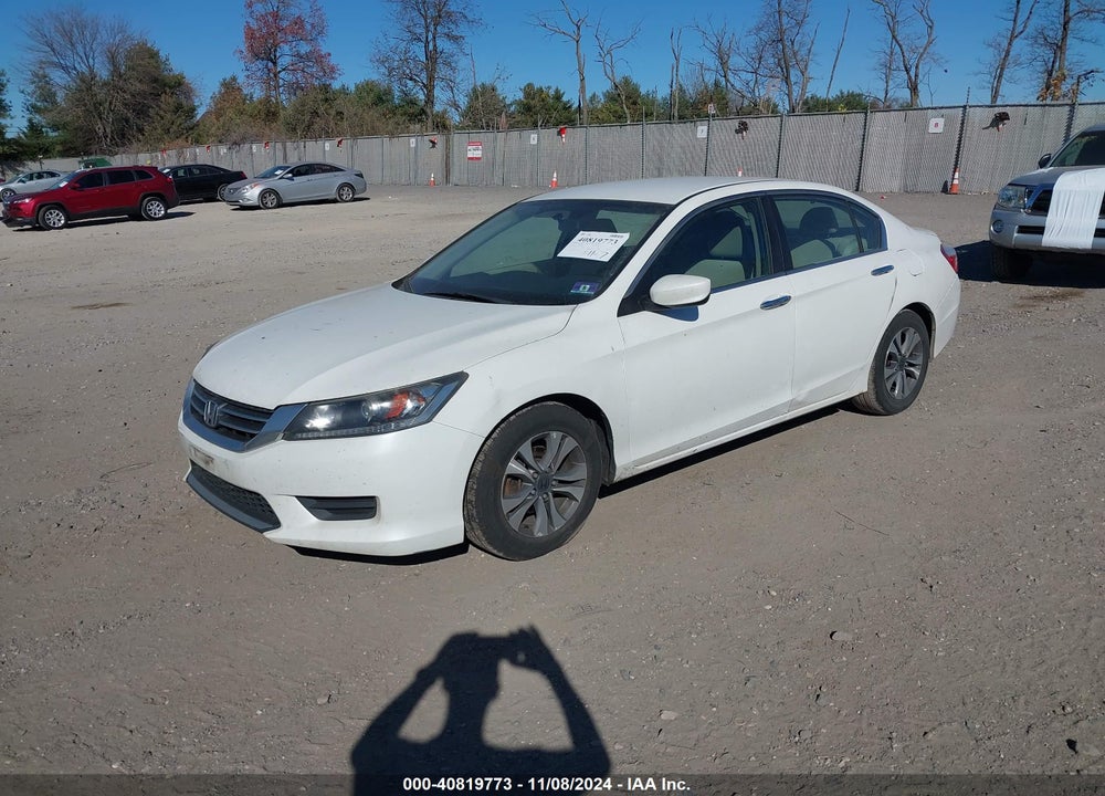 2013 HONDA ACCORD LX VIN: 1HGCR2F37DA060763