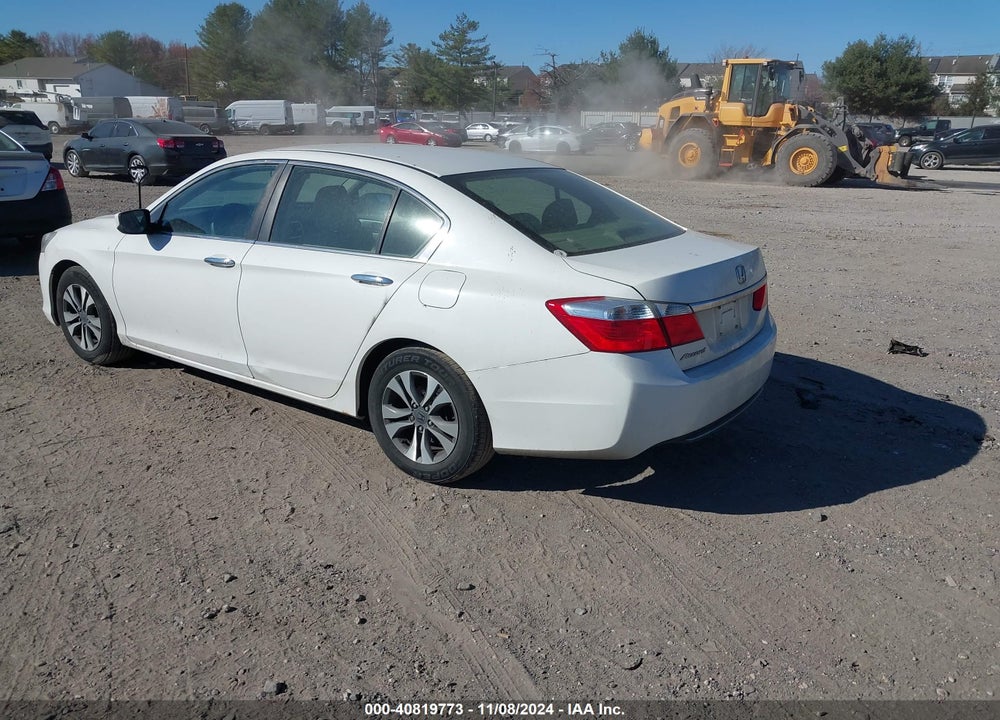 2013 HONDA ACCORD LX VIN: 1HGCR2F37DA060763