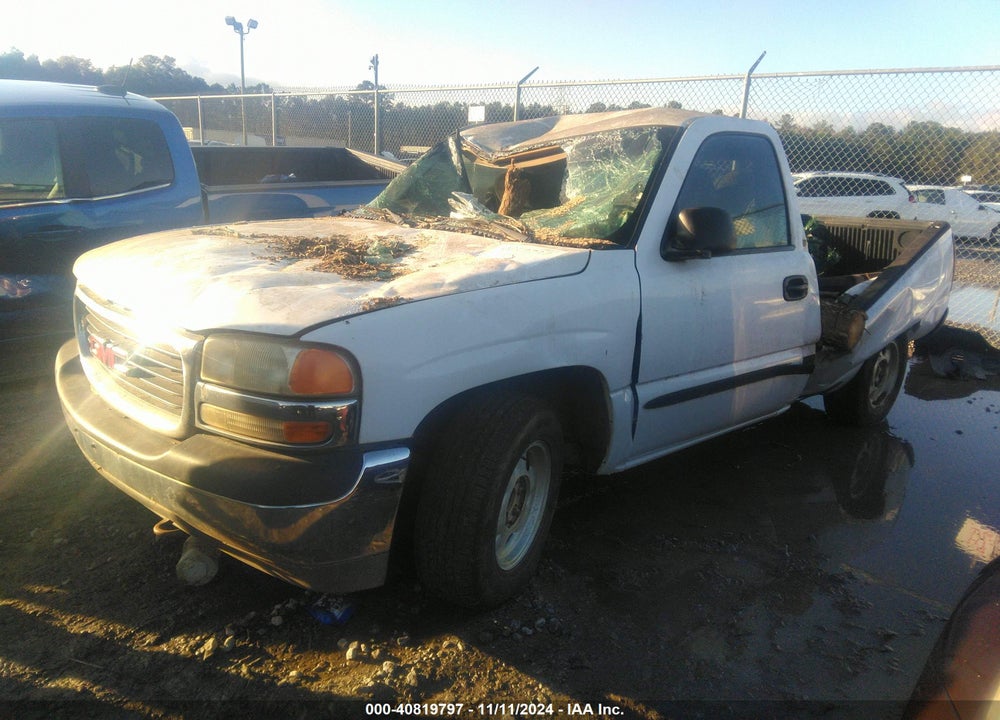 2000 GMC SIERRA 1500 SL VIN: 1GTEC14V6YZ290065
