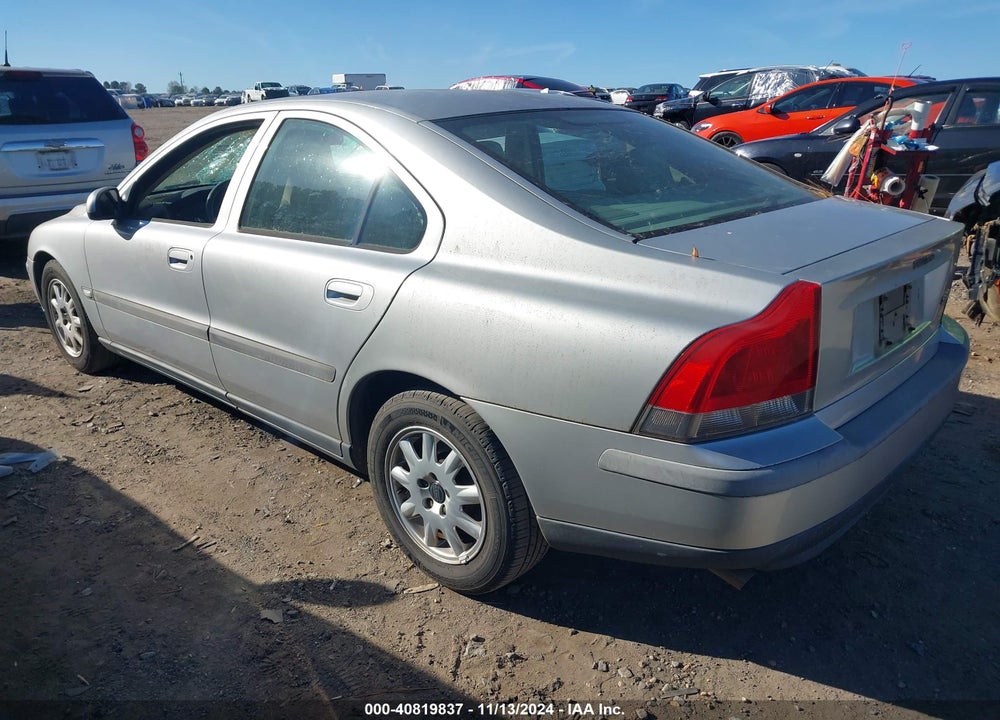 2002 VOLVO S60 2.4 VIN: YV1RS61R122200842