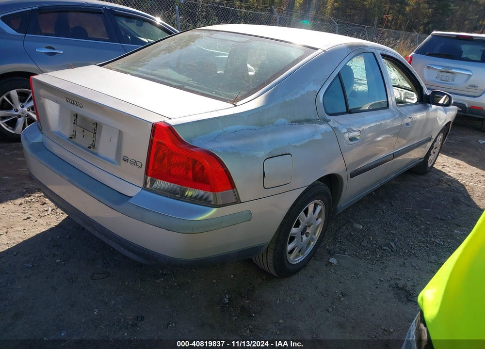 2002 VOLVO S60 2.4 VIN: YV1RS61R122200842