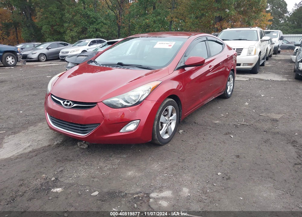 2013 HYUNDAI ELANTRA GLS VIN: 5NPDH4AE8DH380662