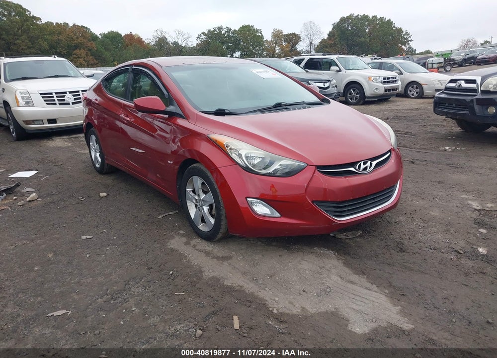 2013 HYUNDAI ELANTRA GLS VIN: 5NPDH4AE8DH380662