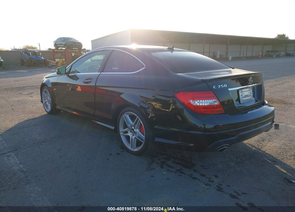 2012 MERCEDES-BENZ C 350 SPORT VIN: WDDGJ5HBXCF891226