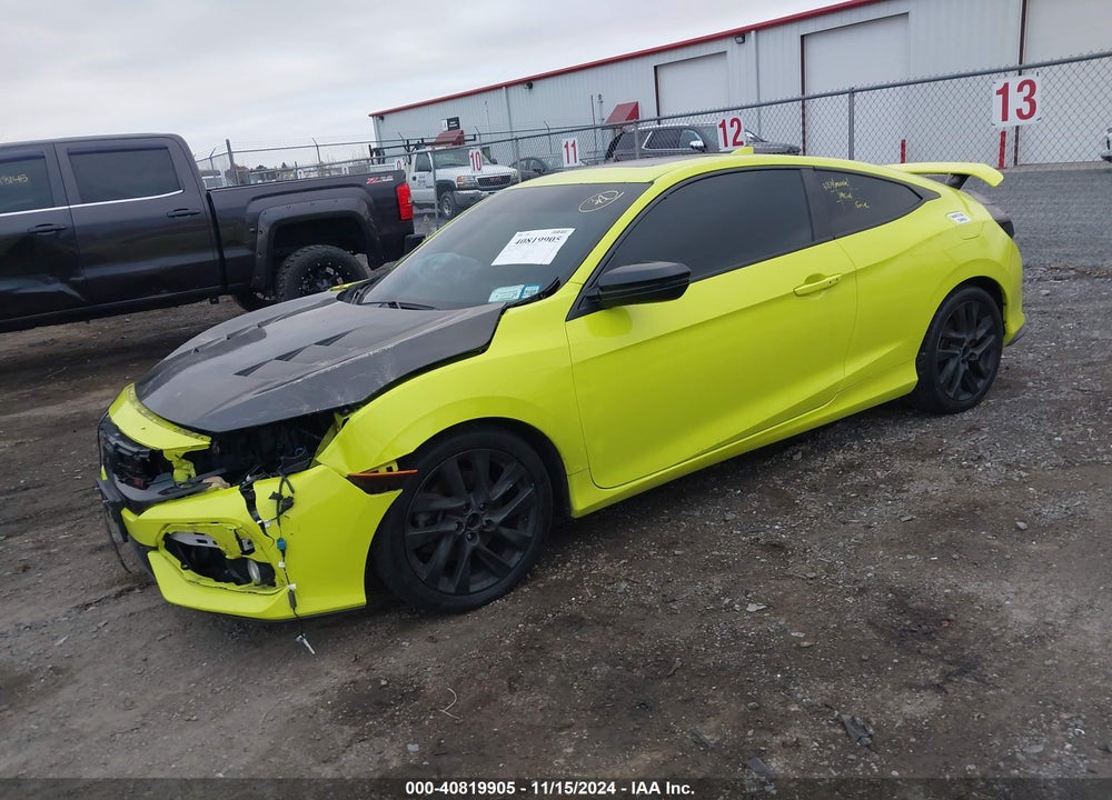 2019 HONDA CIVIC SI VIN: 2HGFC3A50KH750625