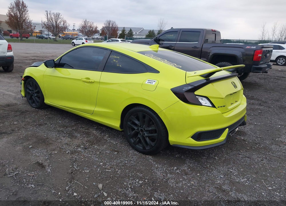 2019 HONDA CIVIC SI VIN: 2HGFC3A50KH750625