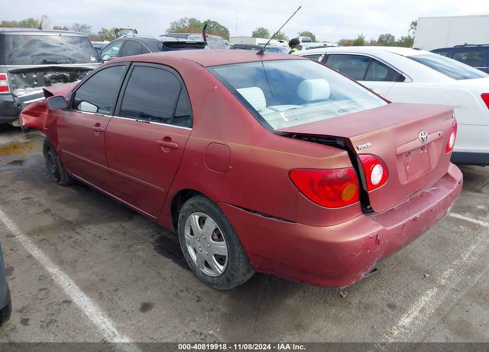 2003 TOYOTA COROLLA LE VIN: 1NXBR32E53Z015675