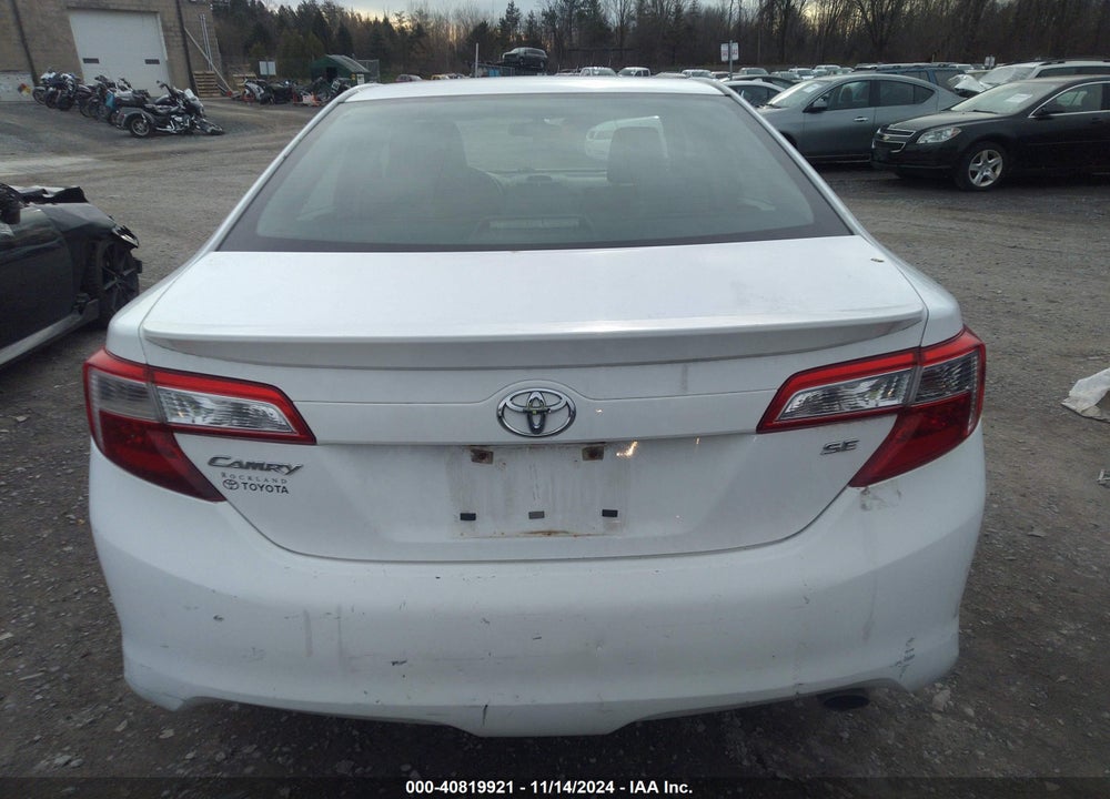 2012 TOYOTA CAMRY SE VIN: 4T1BF1FK6CU136468