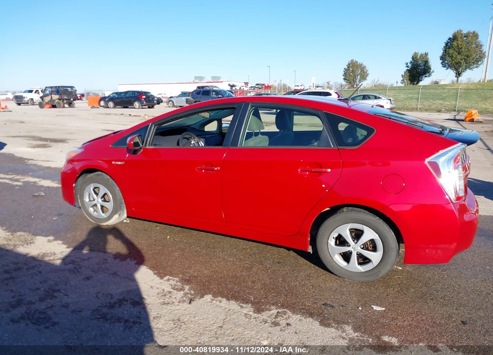 2013 TOYOTA PRIUS THREE VIN: JTDKN3DUXD0342327