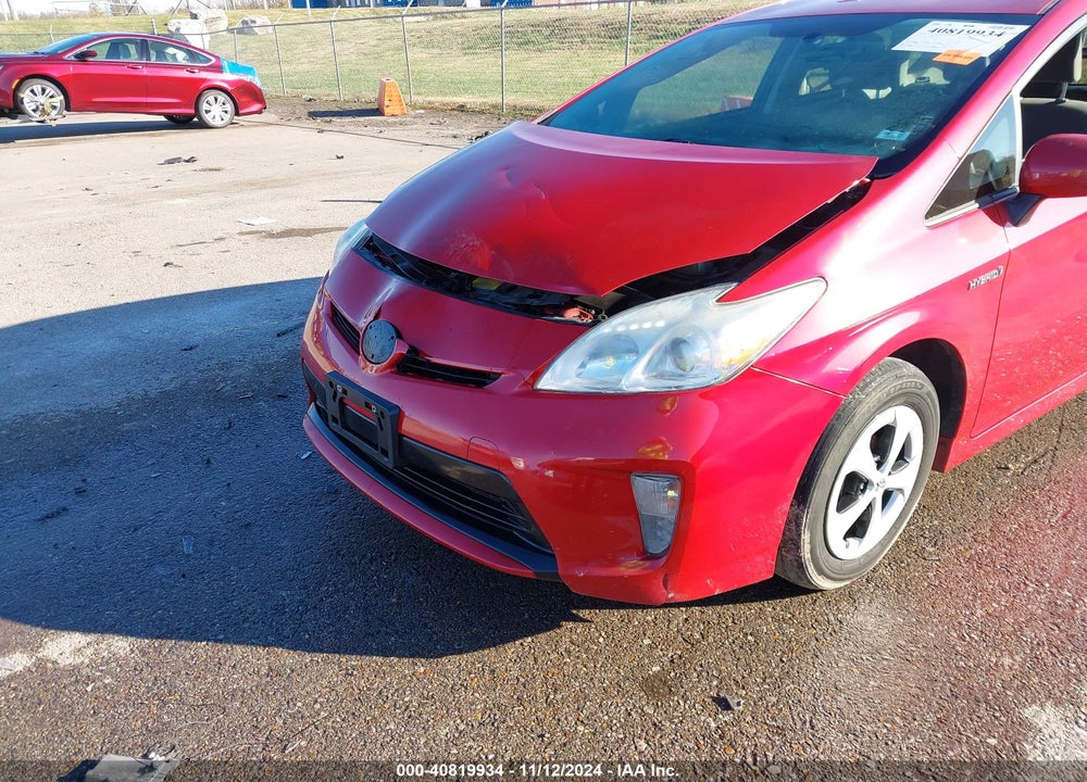 2013 TOYOTA PRIUS THREE VIN: JTDKN3DUXD0342327