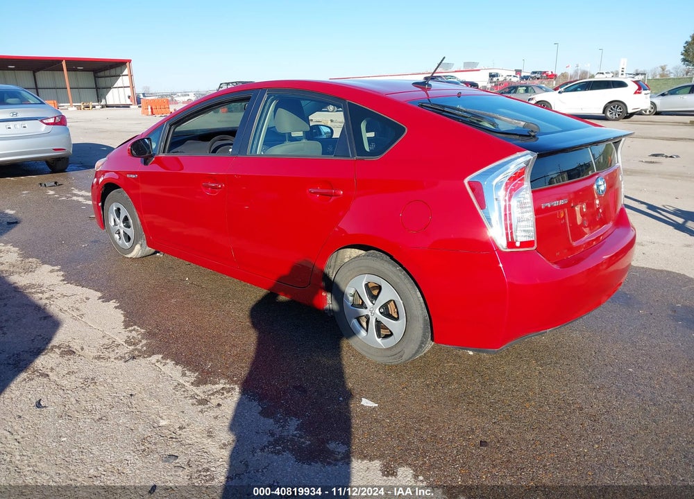 2013 TOYOTA PRIUS THREE VIN: JTDKN3DUXD0342327