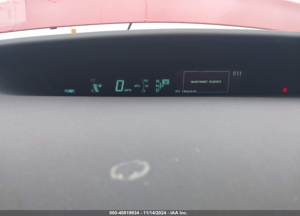 2013 TOYOTA PRIUS THREE VIN: JTDKN3DUXD0342327