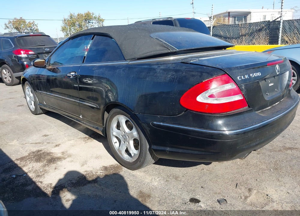 2004 MERCEDES-BENZ CLK 500 VIN: WDBTK75G54T004621