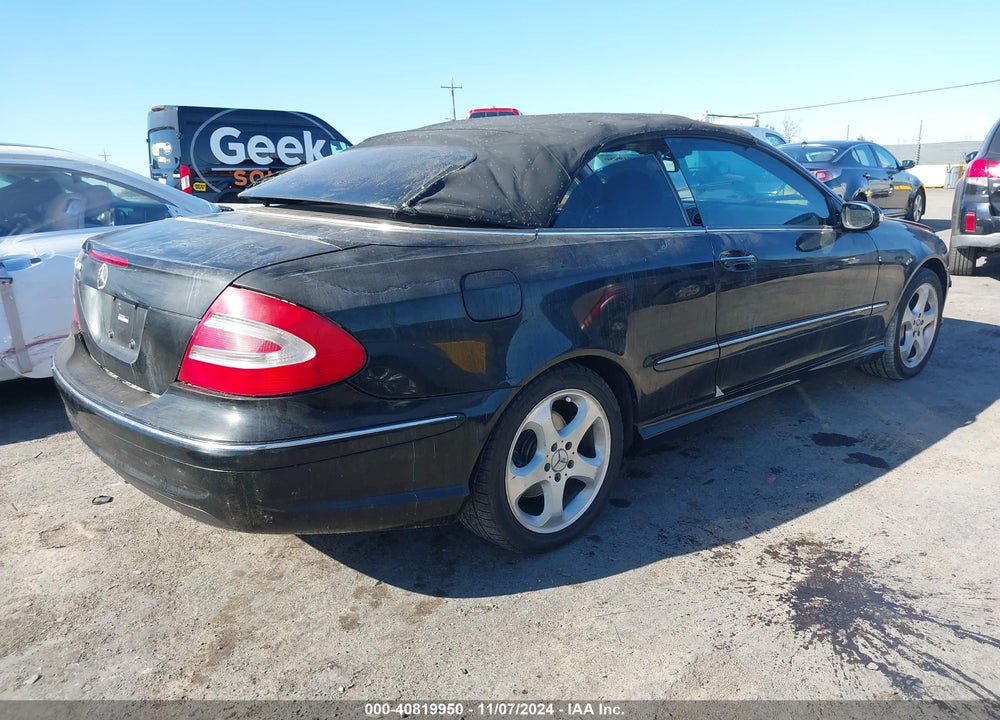 2004 MERCEDES-BENZ CLK 500 VIN: WDBTK75G54T004621