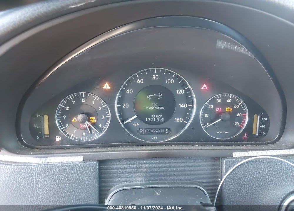 2004 MERCEDES-BENZ CLK 500 VIN: WDBTK75G54T004621