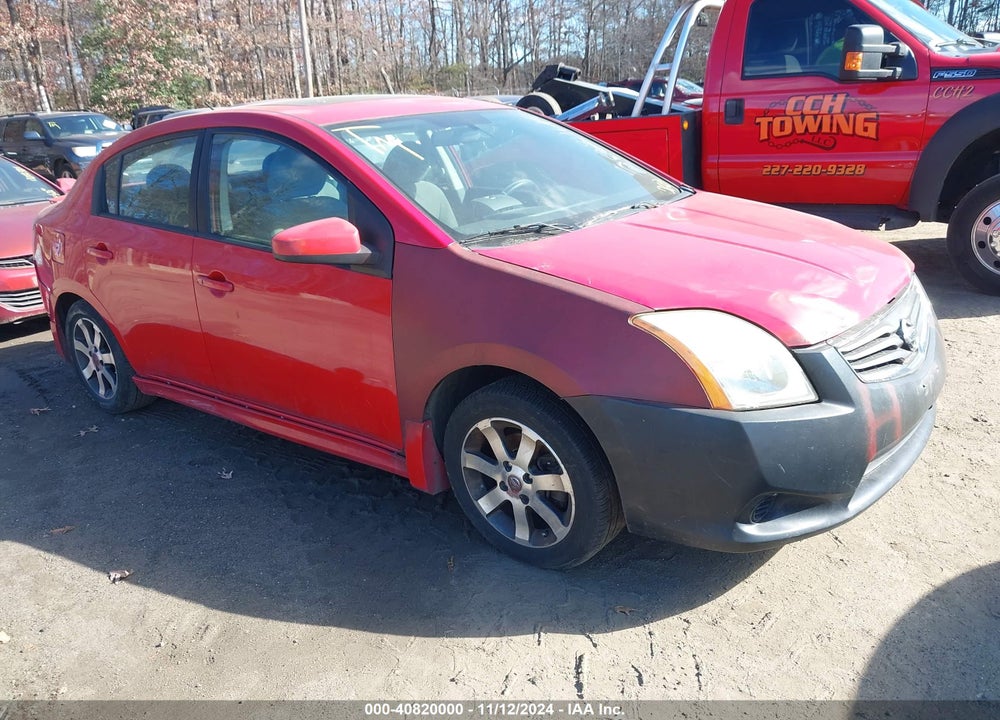 2012 NISSAN SENTRA 2.0 SR VIN: 3N1AB6APXCL761092