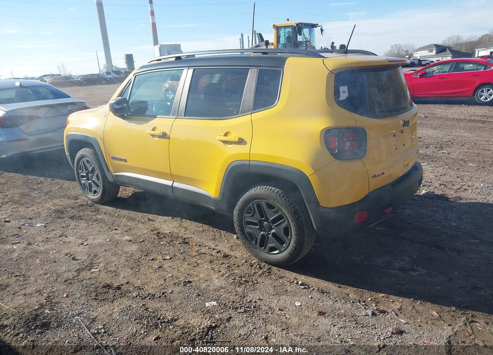 2018 JEEP RENEGADE TRAILHAWK 4X4 VIN: ZACCJBCB5JPG74983