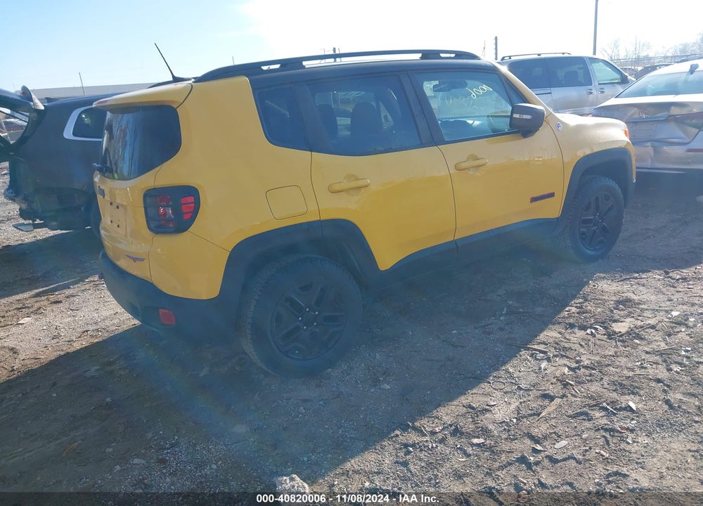 2018 JEEP RENEGADE TRAILHAWK 4X4 VIN: ZACCJBCB5JPG74983