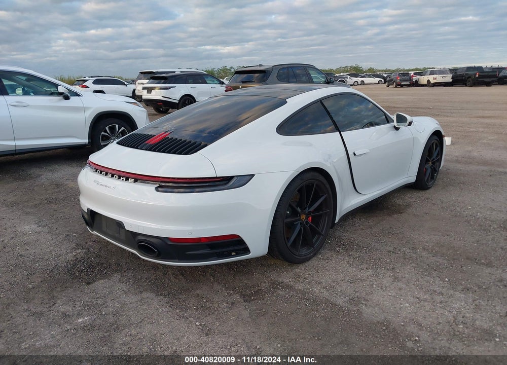 2022 PORSCHE 911 CARRERA 4 GTS/CARRERA 4S/CARRERA GTS/CARRERA S VIN: WP0AB2A9XNS220717