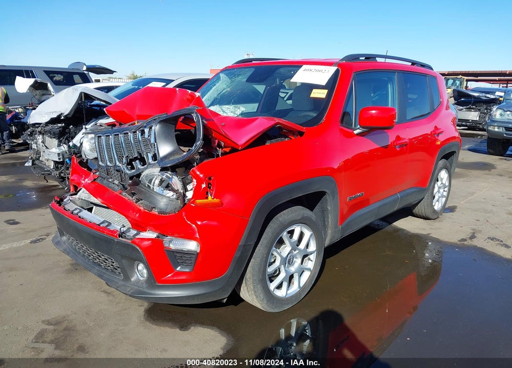 2019 JEEP RENEGADE LATITUDE FWD VIN: ZACNJABB7KPK45475
