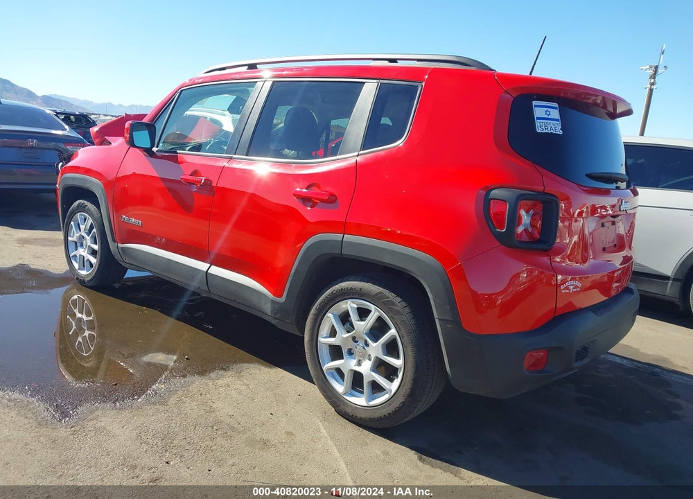 2019 JEEP RENEGADE LATITUDE FWD VIN: ZACNJABB7KPK45475