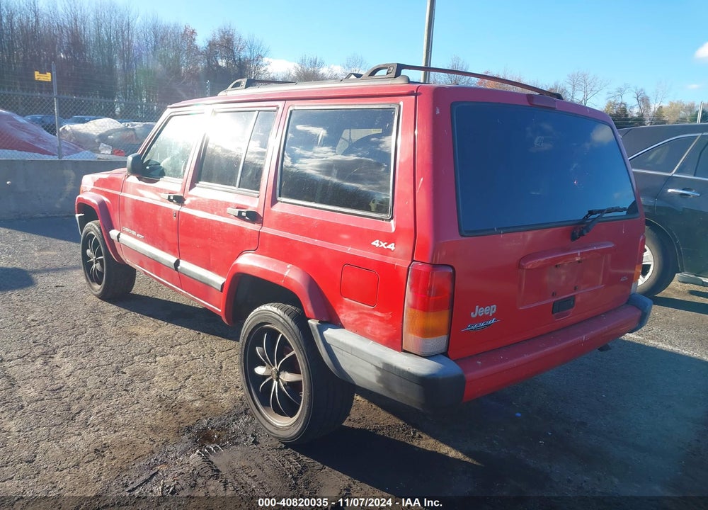 1999 JEEP CHEROKEE CLASSIC/SPORT VIN: 1J4FF68S2XL627738