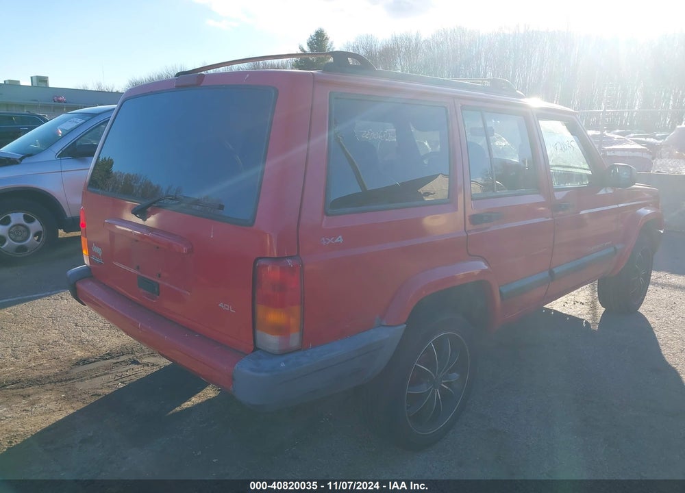 1999 JEEP CHEROKEE CLASSIC/SPORT VIN: 1J4FF68S2XL627738