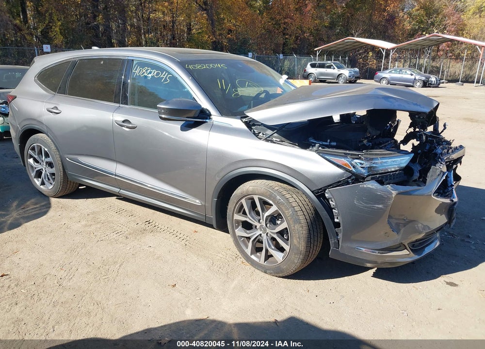 2023 ACURA MDX TECHNOLOGY PACKAGE VIN: 5J8YE1H47PL037395