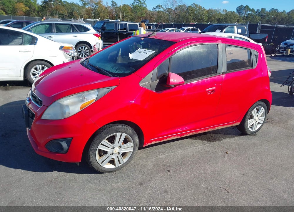 2013 CHEVROLET SPARK LS MANUAL VIN: KL8CA6S90DC520057