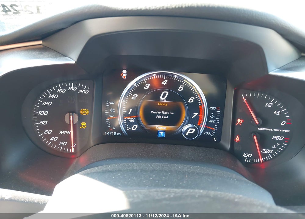 2019 CHEVROLET CORVETTE STINGRAY 1LT VIN: 1G1YB2D75K5109066