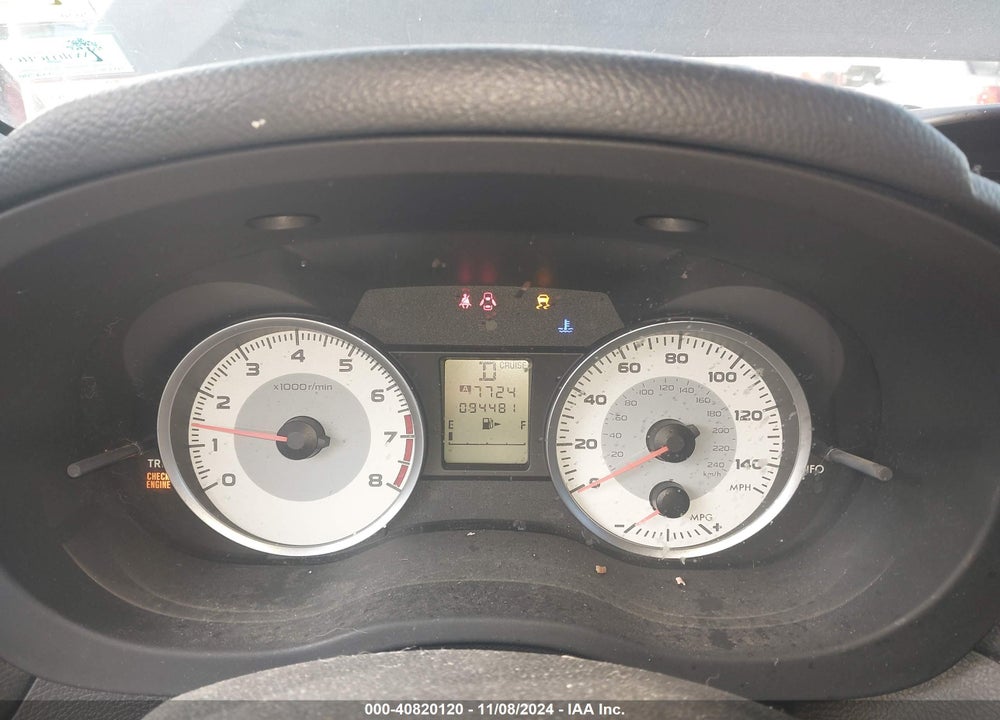2012 SUBARU IMPREZA 2.0I PREMIUM VIN: JF1GPAC60CH218631