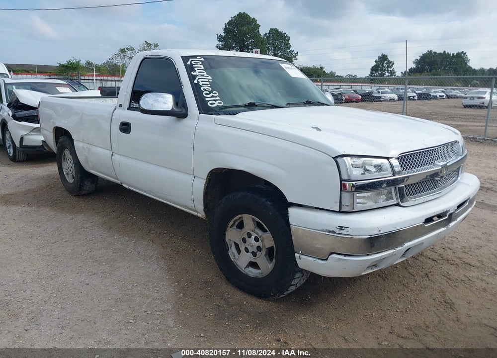 2004 CHEVROLET SILVERADO 1500 WORK TRUCK VIN: 1GCEC14X14Z111667