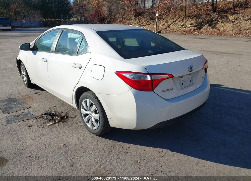 2014 TOYOTA COROLLA LE VIN: 5YFBURHE9EP144869