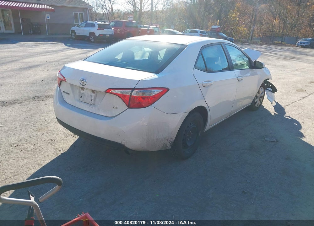 2014 TOYOTA COROLLA LE VIN: 5YFBURHE9EP144869