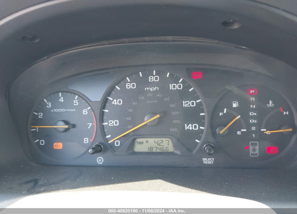 2000 HONDA ACCORD 3.0 EX VIN: 1HGCG1658YA029934