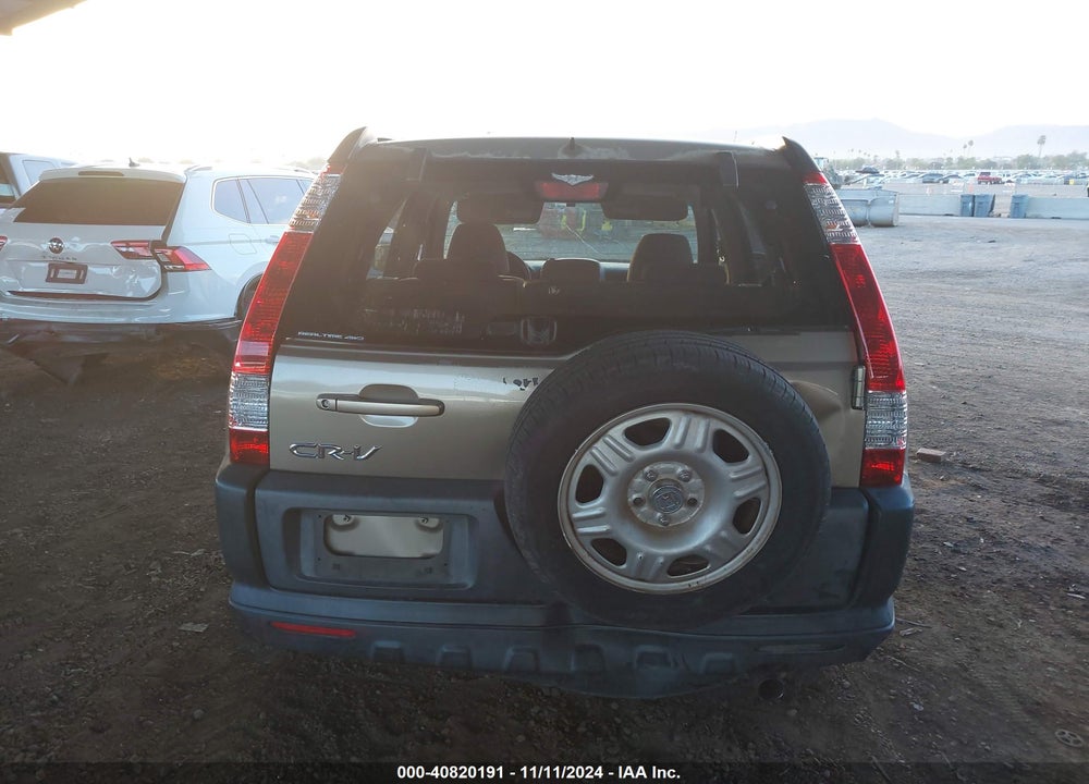 2005 HONDA CR-V LX VIN: JHLRD78585C059598