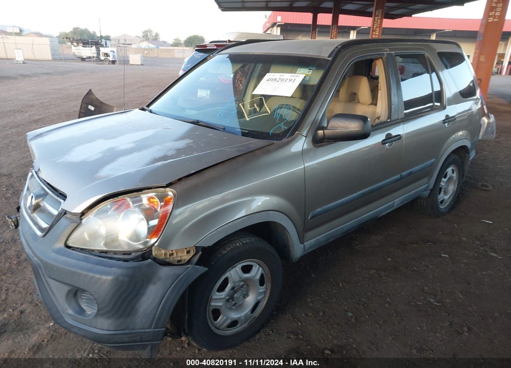 2005 HONDA CR-V LX VIN: JHLRD78585C059598