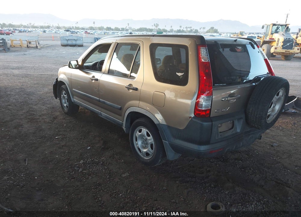 2005 HONDA CR-V LX VIN: JHLRD78585C059598