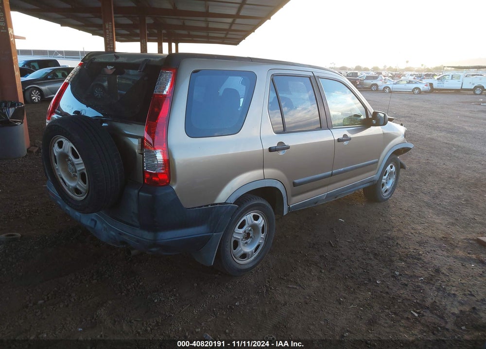 2005 HONDA CR-V LX VIN: JHLRD78585C059598