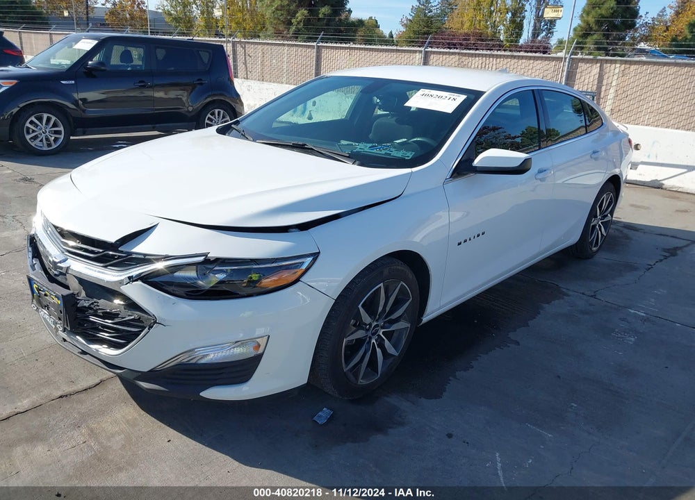 2022 CHEVROLET MALIBU FWD RS VIN: 1G1ZG5ST5NF144955
