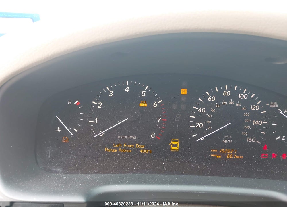 2004 LEXUS LS 430 BASE (A6) VIN: JTHBN36F240150185