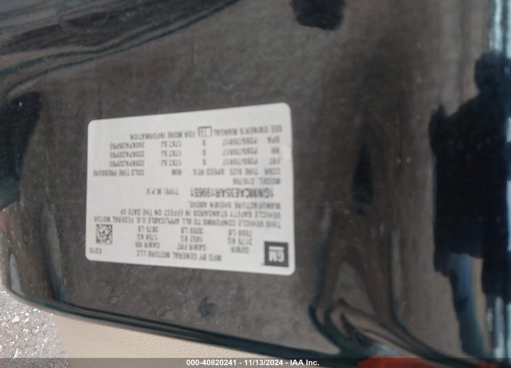 2010 CHEVROLET TAHOE LS VIN: 1GNMCAE35AR199651