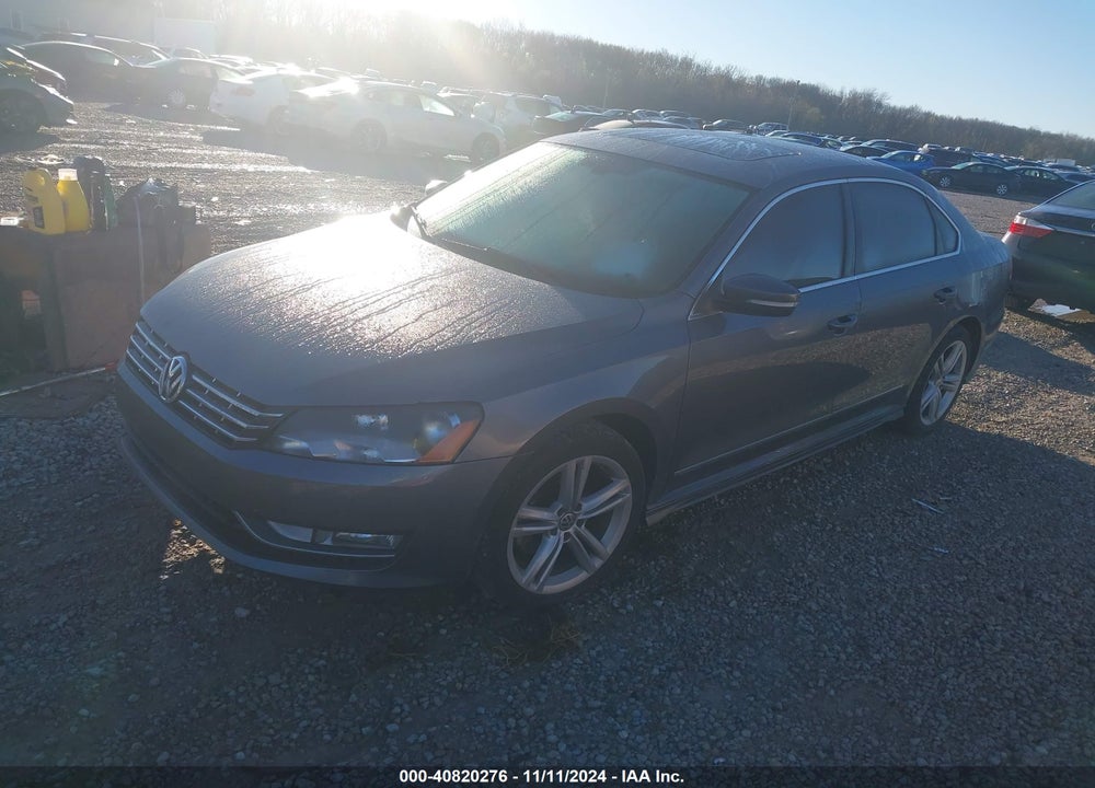 2013 VOLKSWAGEN PASSAT 2.0L TDI SE VIN: 1VWBN7A35DC076729