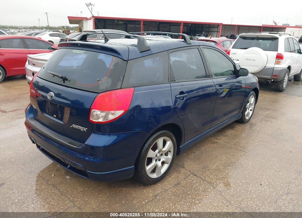 2004 TOYOTA MATRIX XRS VIN: 2T1KY38E94C296666