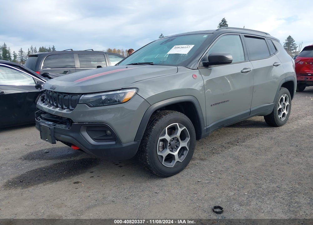 2022 JEEP COMPASS TRAILHAWK 4X4 VIN: 3C4NJDDB8NT164886