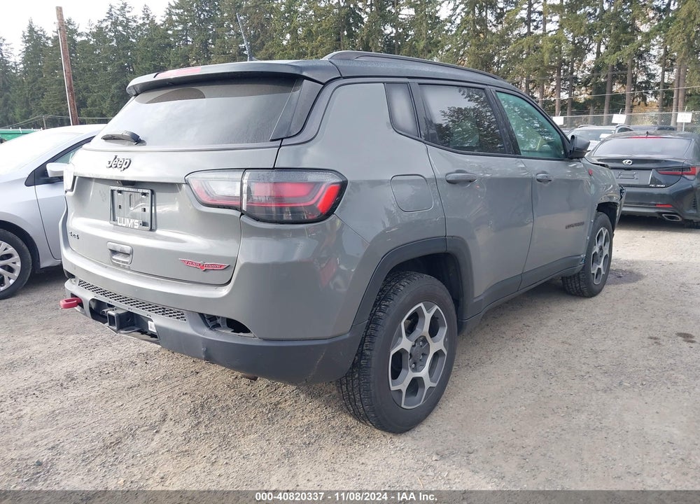 2022 JEEP COMPASS TRAILHAWK 4X4 VIN: 3C4NJDDB8NT164886