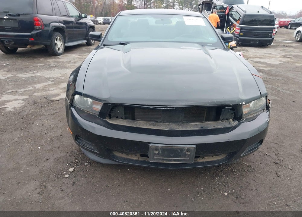 2012 FORD MUSTANG V6 VIN: 1ZVBP8AM9C5255738